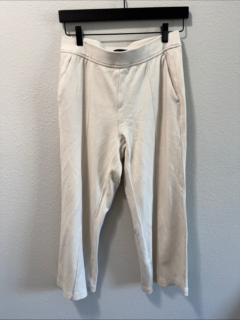 Cambio Cream Knit Pull-On Trousers Size 6